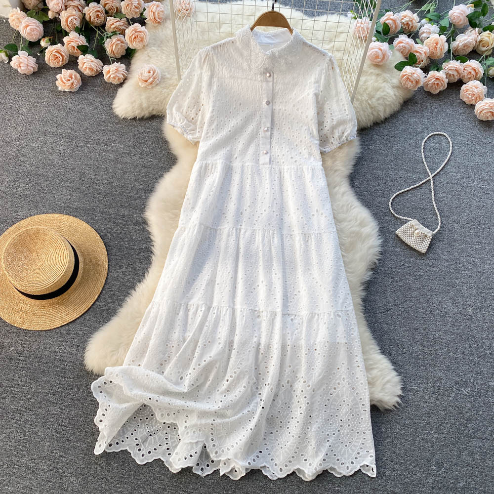 Summer fashion temperament big skirt loose dress for women