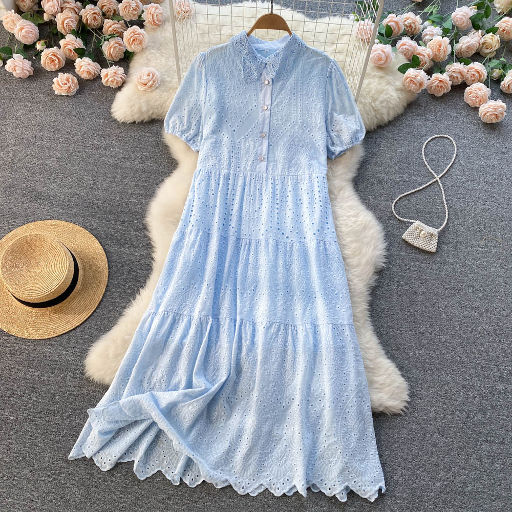 Summer fashion temperament big skirt loose dress for women