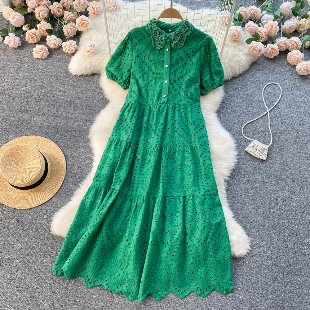 Summer fashion temperament big skirt loose dress for women