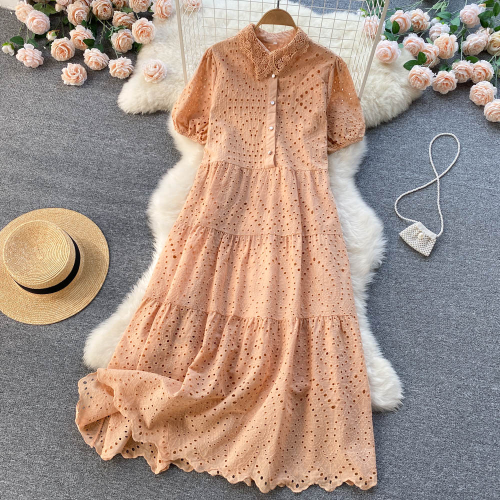 Summer fashion temperament big skirt loose dress for women