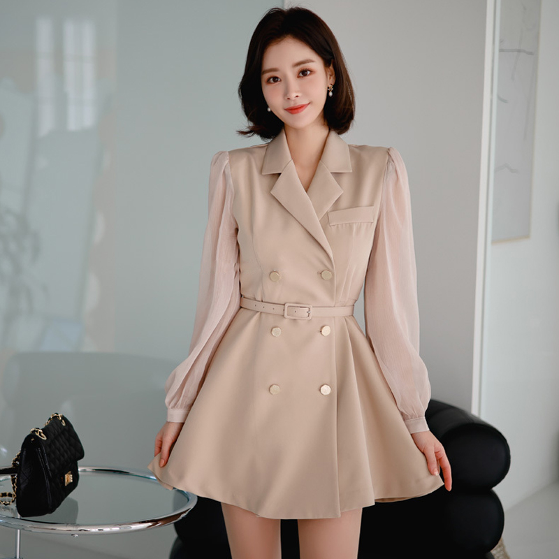 Fashion profession Korean style dress spring slim business suit