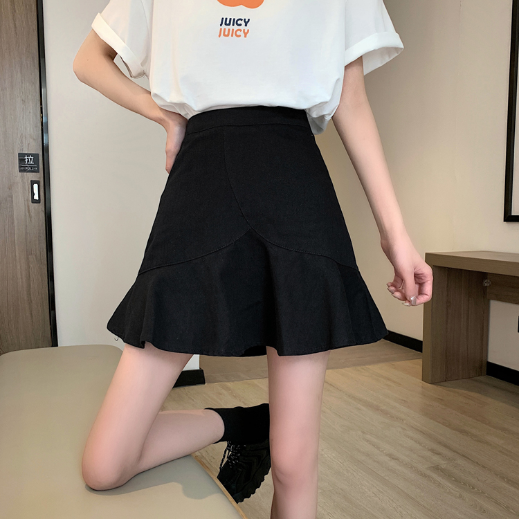 Large yard slim skirt fat short skirt for women