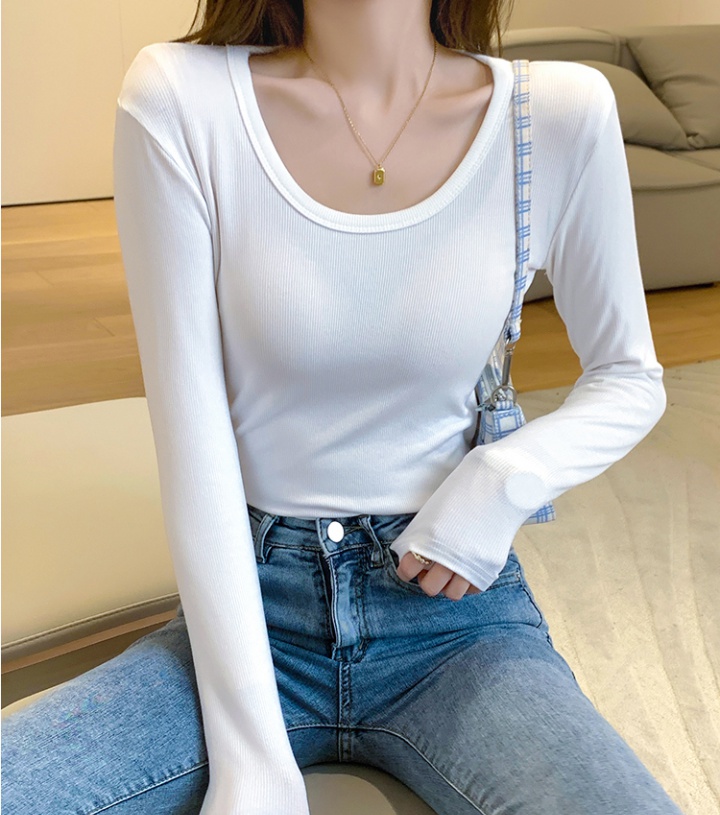 Long sleeve bottoming shirt spring T-shirt for women