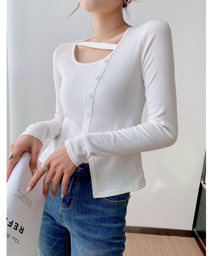 Slim bottoming shirt long sleeve tops for women