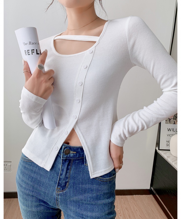 Slim bottoming shirt long sleeve tops for women