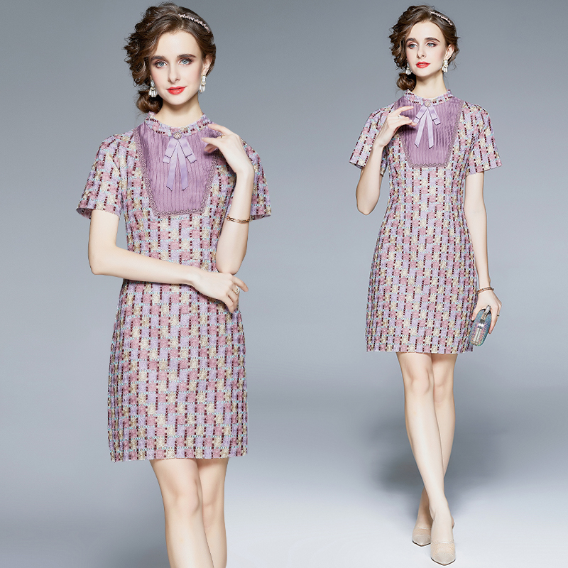 Retro embroidery temperament dress