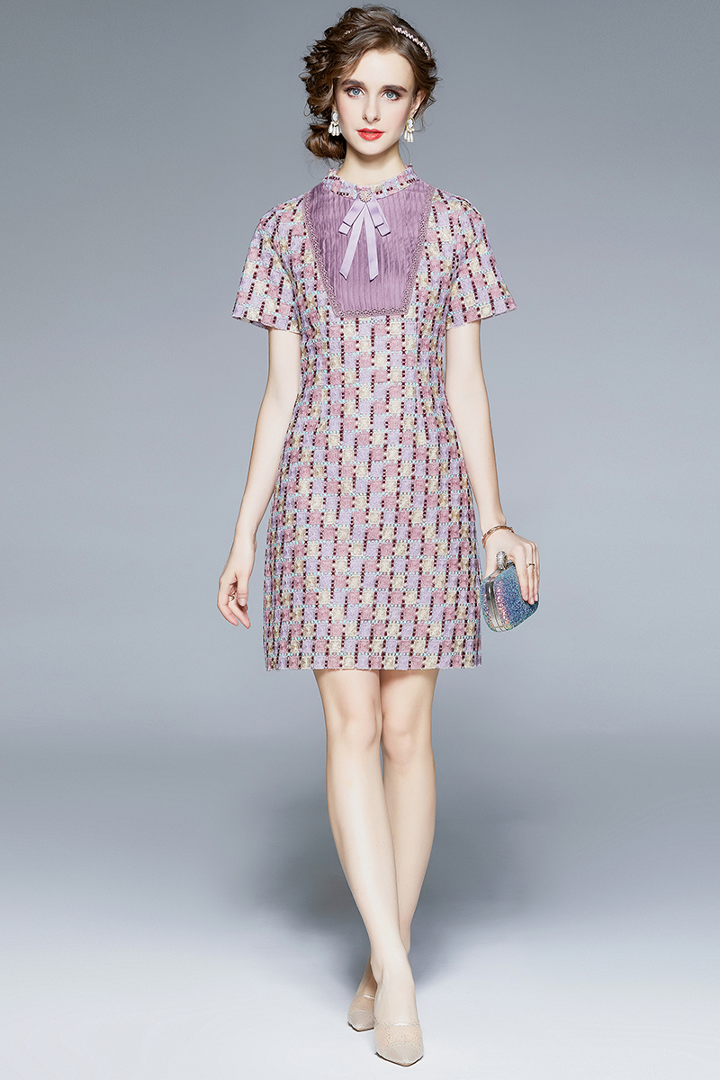 Retro embroidery temperament dress