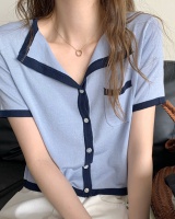 Short sleeve Korean style cardigan spring and summer tops