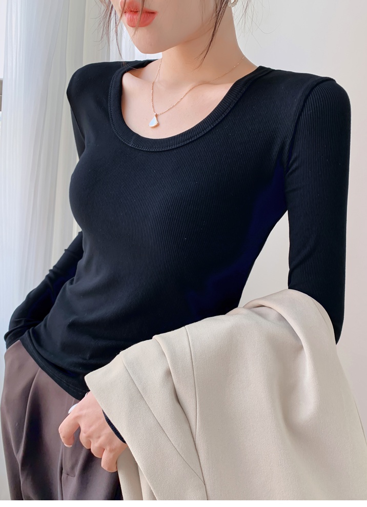 Slim tops long sleeve T-shirt for women