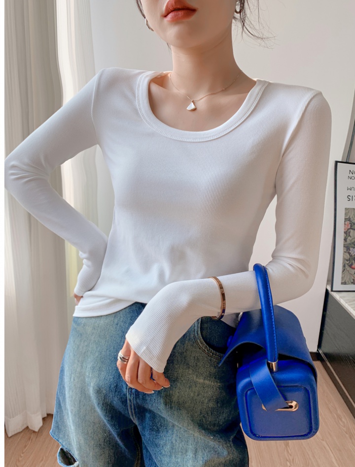 Slim tops long sleeve T-shirt for women