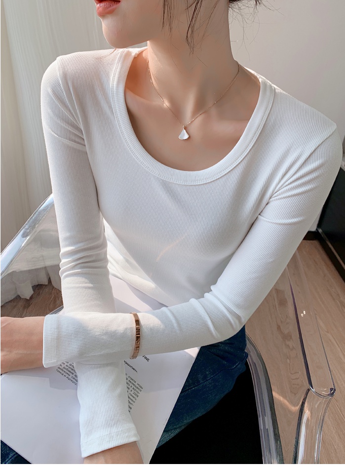 Slim tops long sleeve T-shirt for women