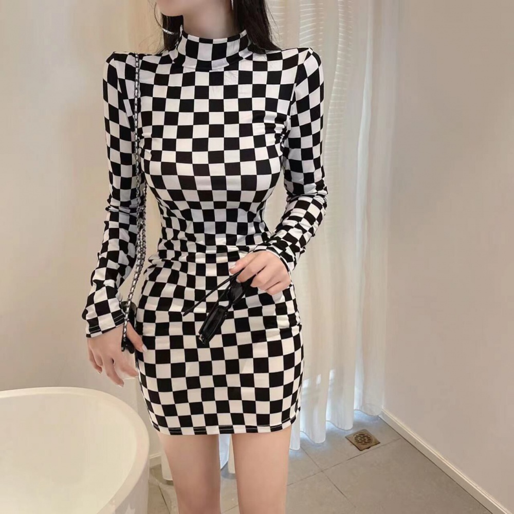 Fashion package hip sexy slim bottoming dress