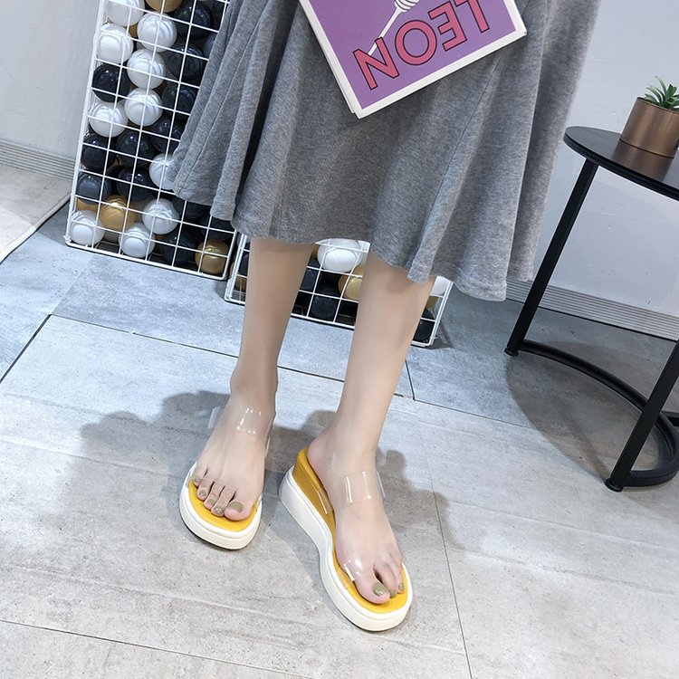 Summer fish mouth Korean style slipsole slippers