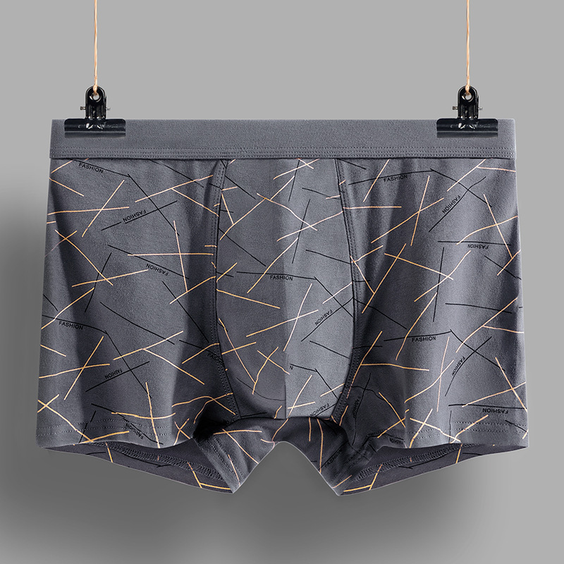 Pure cotton boxers printing briefs