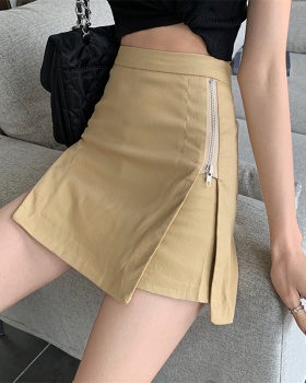 High elastic fat summer slim lined large yard short skirt