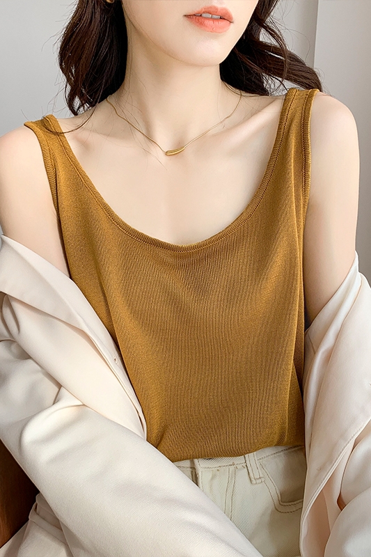 V-neck sexy small sling loose vest for women