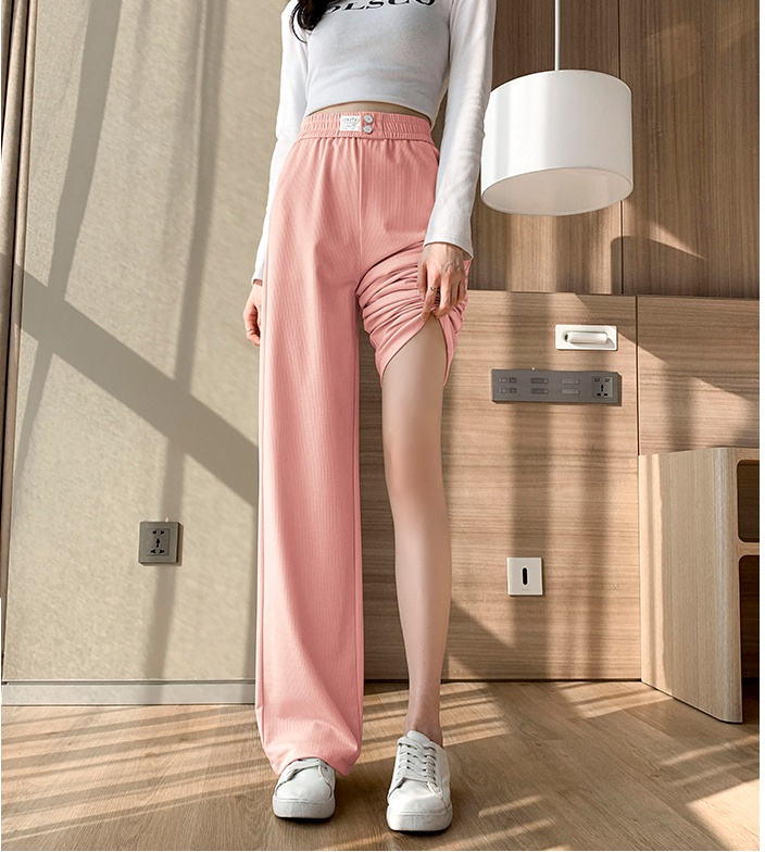 High waist casual pants wide leg pants for women