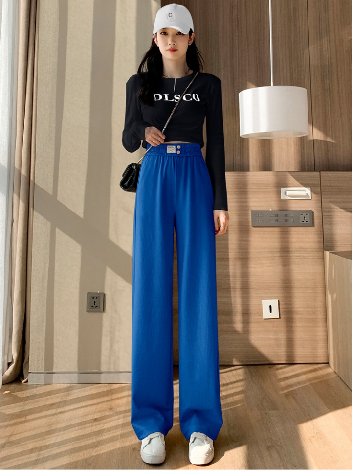 High waist casual pants wide leg pants for women