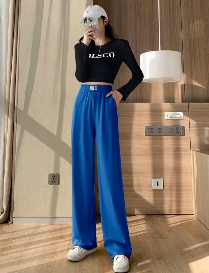 High waist casual pants wide leg pants for women