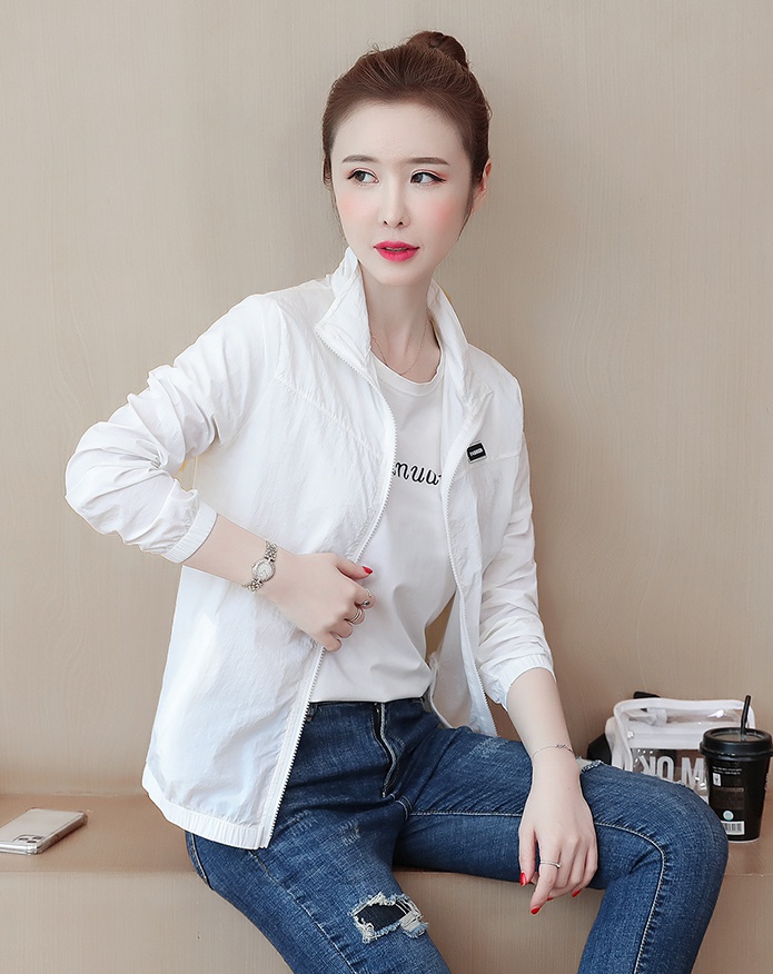 Korean style shirts loose sun shirt for women