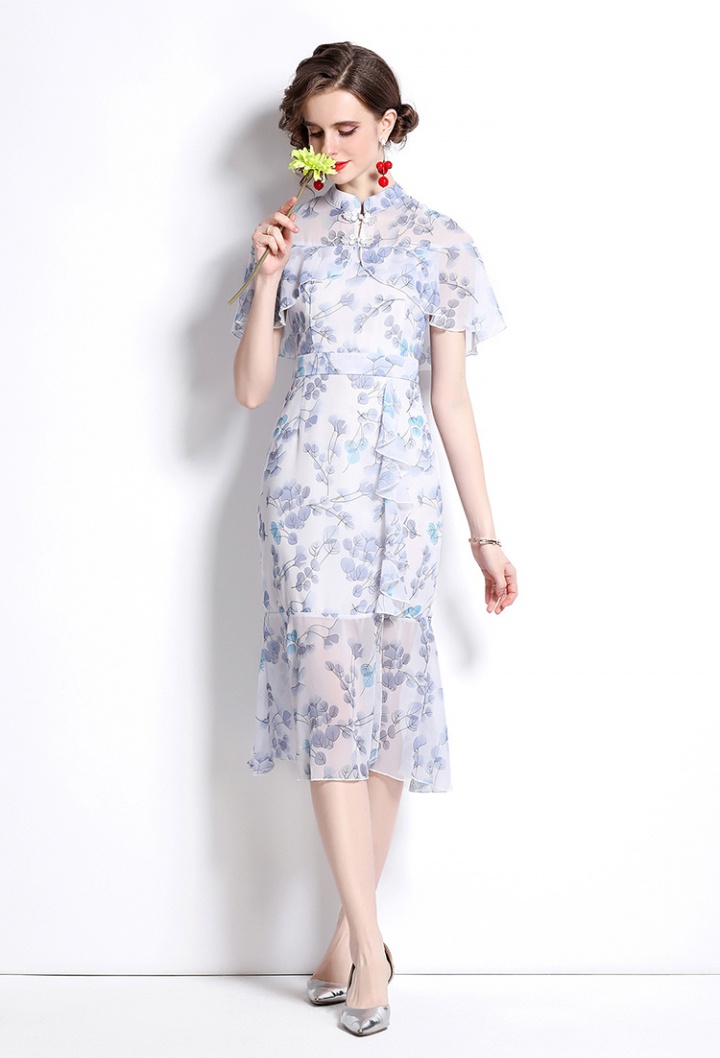 National style cheongsam Chinese style long dress for women