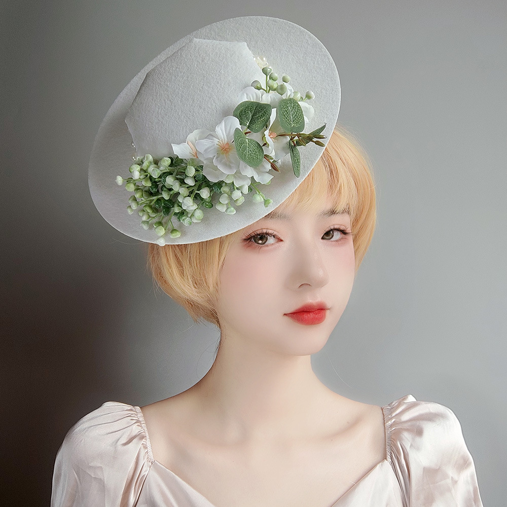 Christmas wedding hat bride headwear