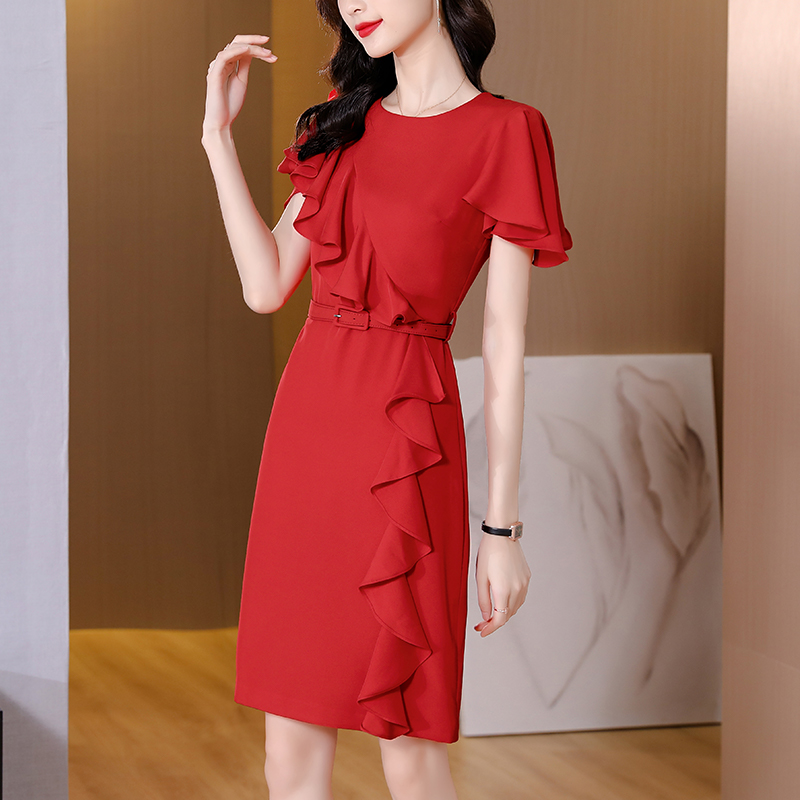 Temperament banquet dress slim France style formal dress