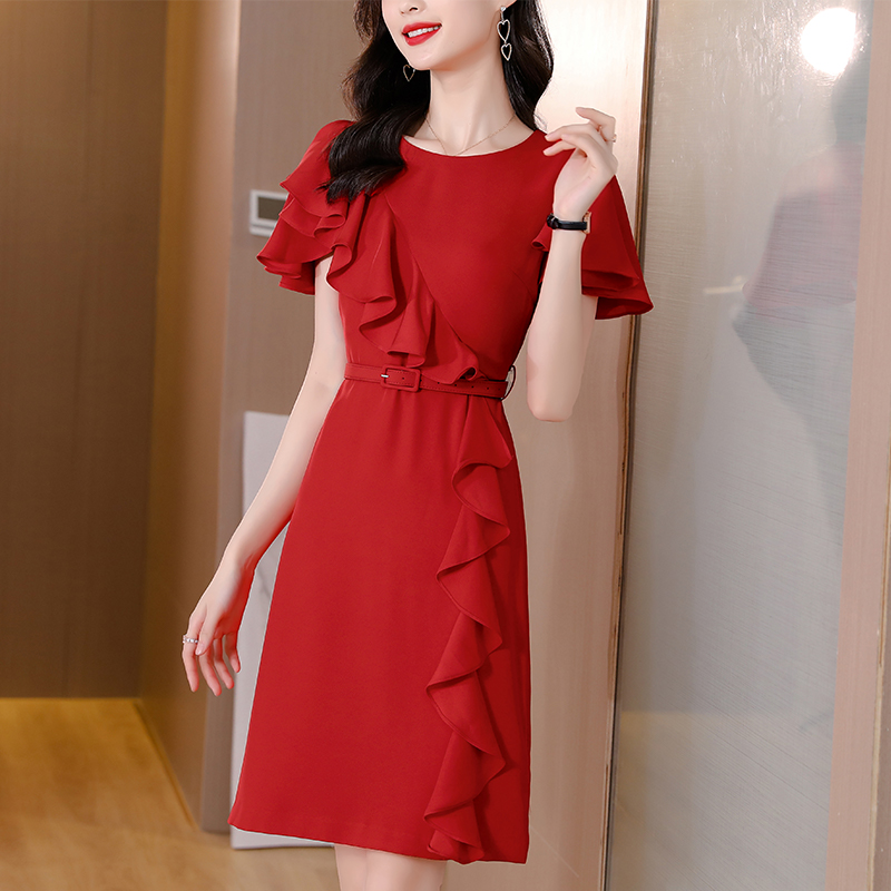 Temperament banquet dress slim France style formal dress