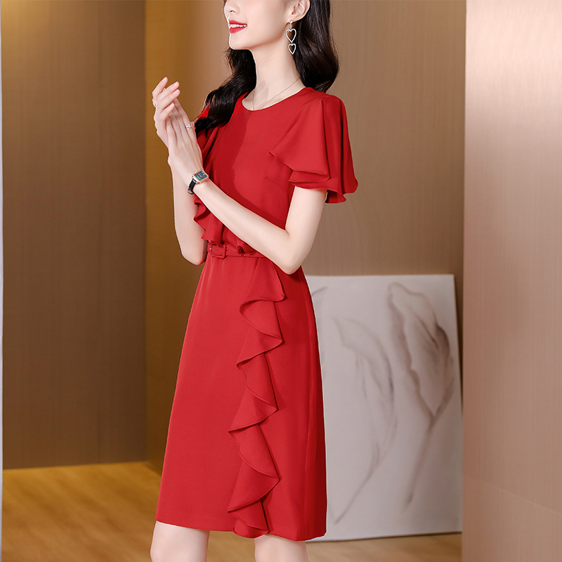 Temperament banquet dress slim France style formal dress