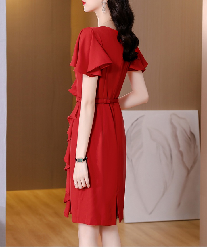 Temperament banquet dress slim France style formal dress