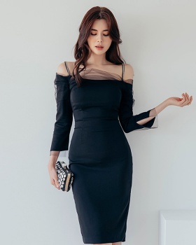 Sexy package hip spring Korean style sling fashion dress