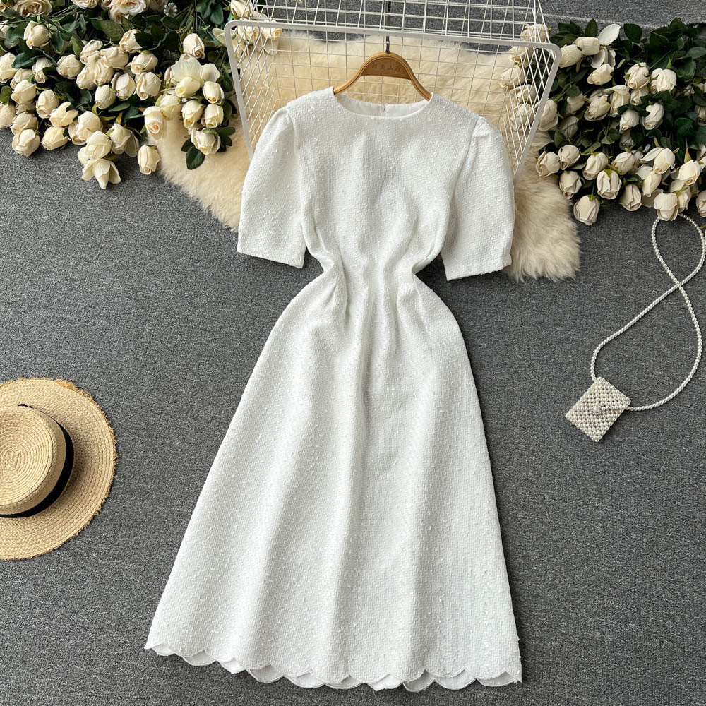 Sweet slim France style summer retro elegant dress