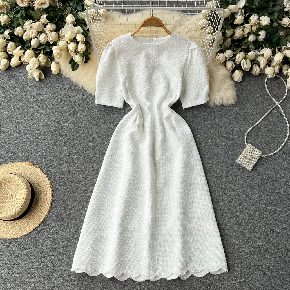 Sweet slim France style summer retro elegant dress