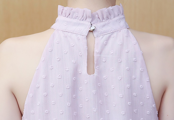Summer sleeveless vest white small sling for women