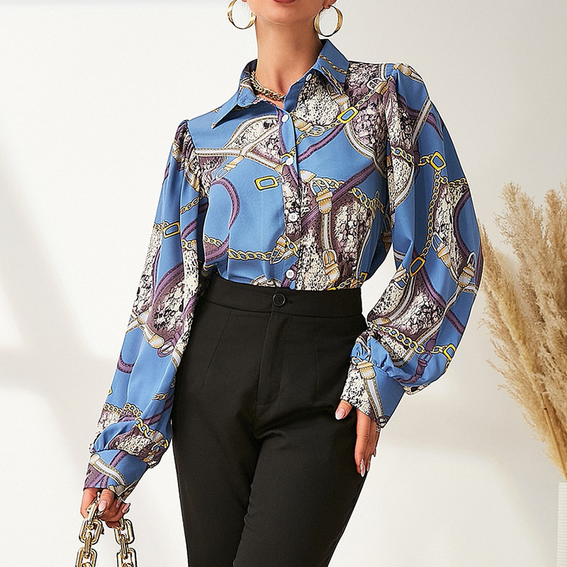 Loose profession neutral tops Casual spring and autumn shirt