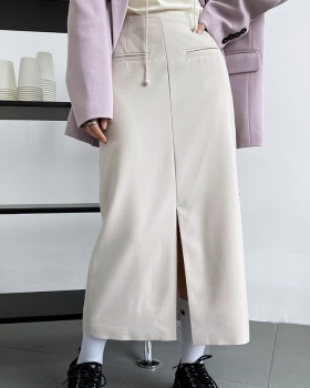 Fashion split business suit high waist skirt for women