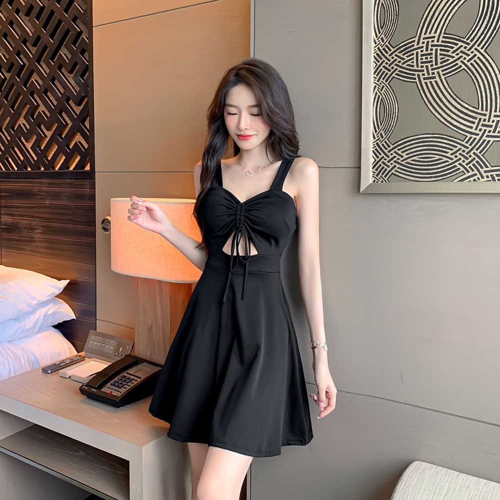 Slim show chest dress sling nightclub lady dress for women