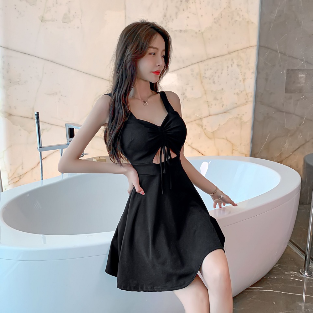 Slim show chest dress sling nightclub lady dress for women