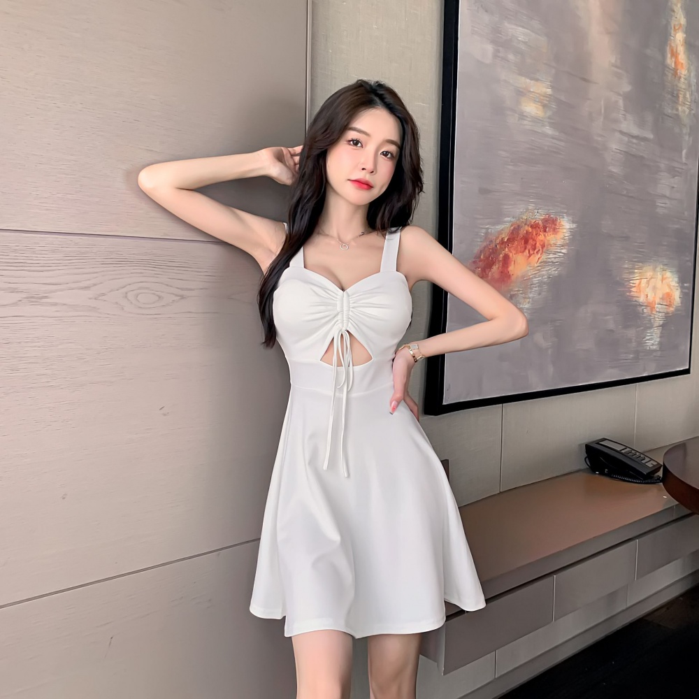 Slim show chest dress sling nightclub lady dress for women