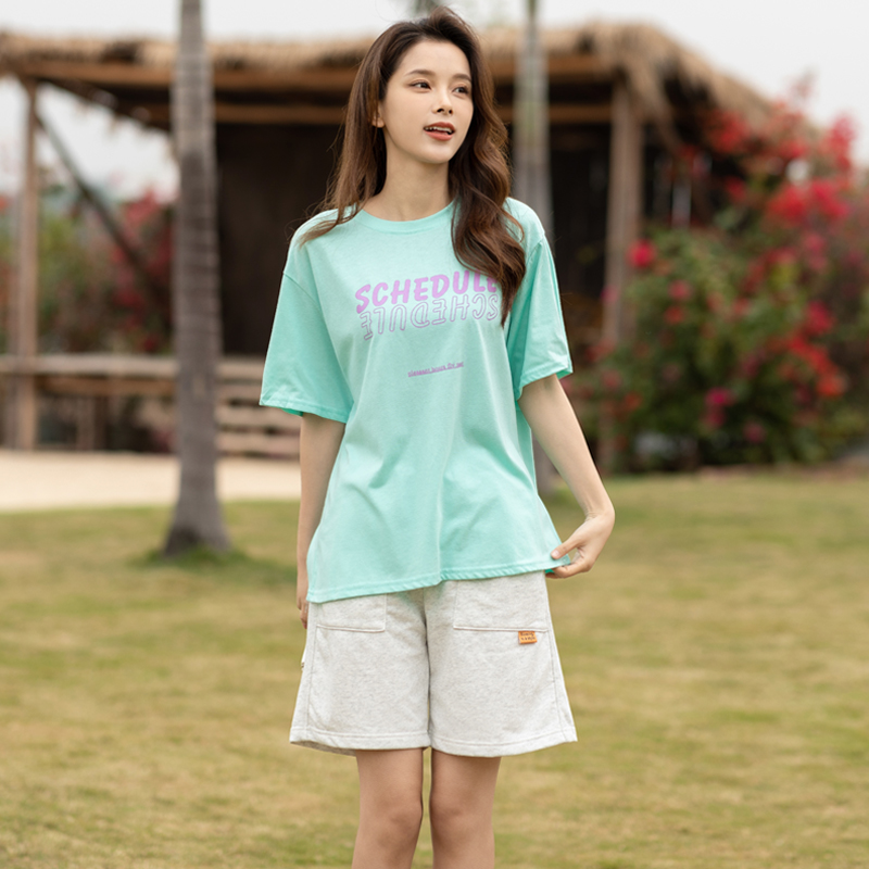 Loose Korean style T-shirt all-match tops for women