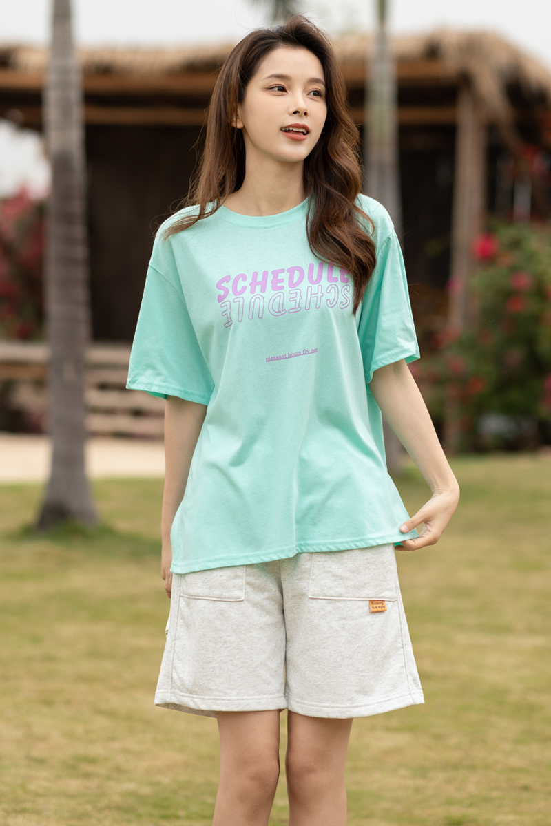 Loose Korean style T-shirt all-match tops for women