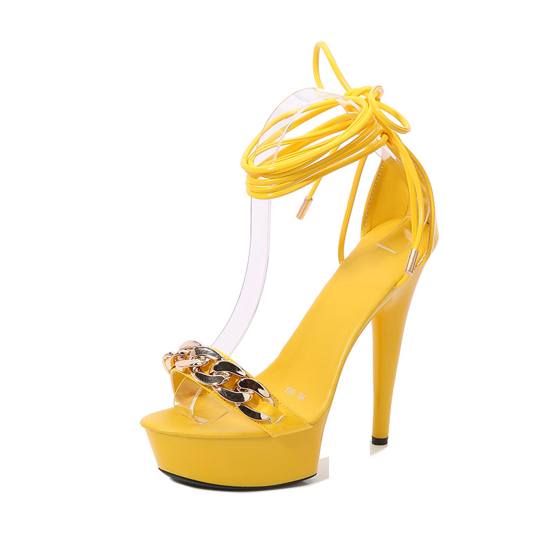 Summer sexy high-heeled shoes ultrahigh sandals