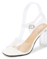 Summer high-heeled shoes rubber sandals