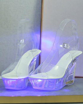 Slipsole high-heeled shoes nightclub sandals for women