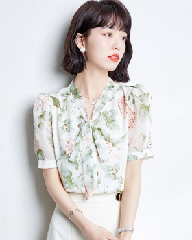 Elegant colors shirt fashion frenum tops for women