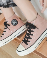 Fashion high-heeled canvas shoes spring shoes