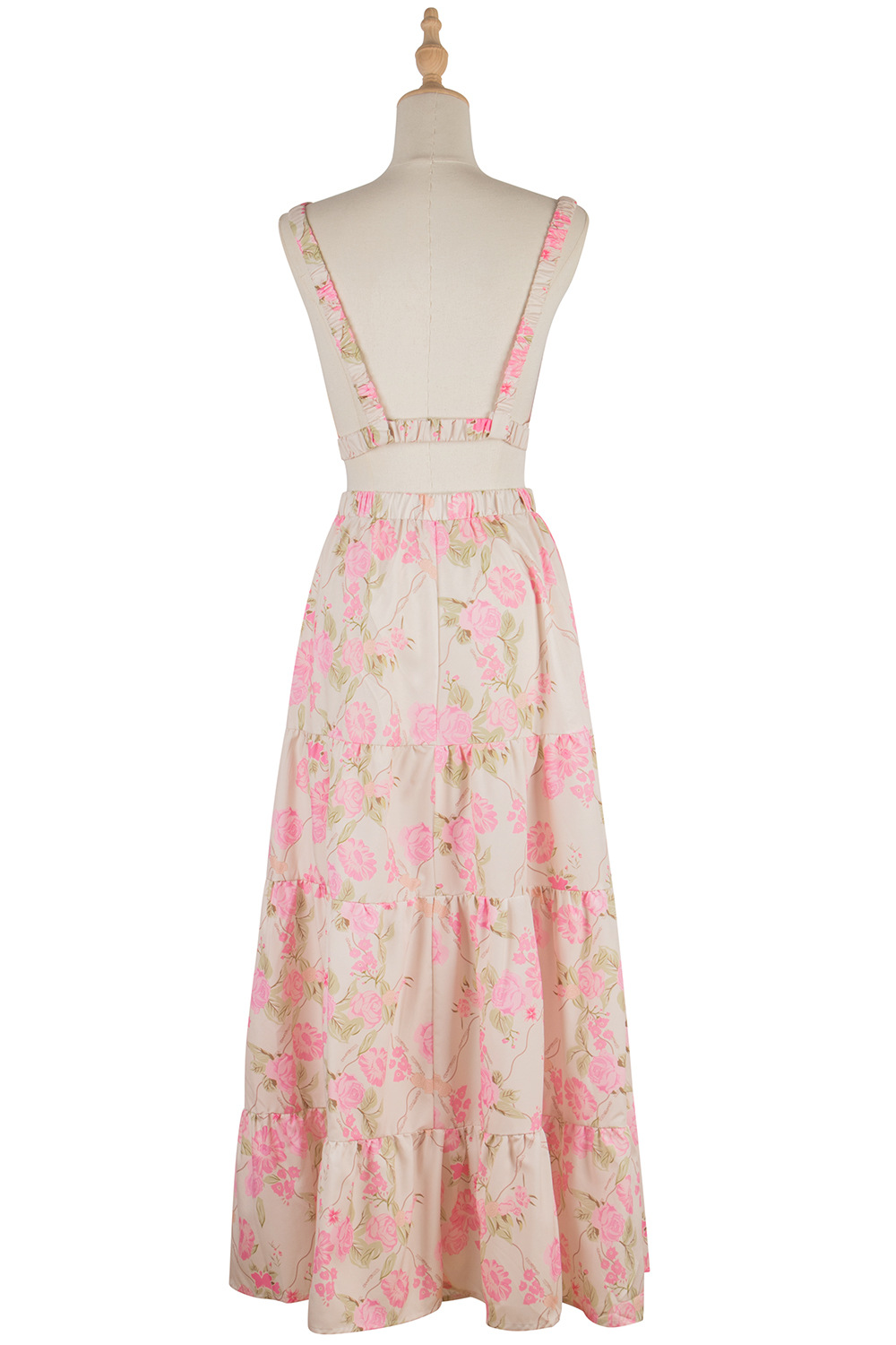Spring and summer slim skirt printing sling dress for women