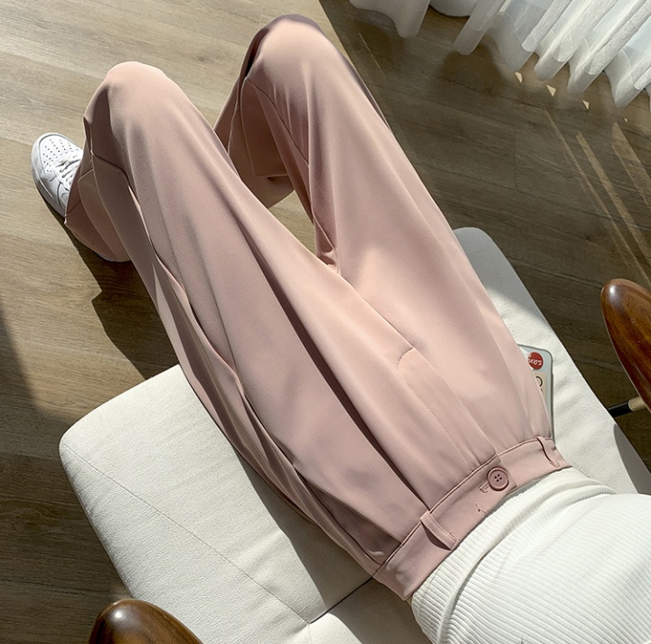 High waist wide leg pants mopping suit pants for women