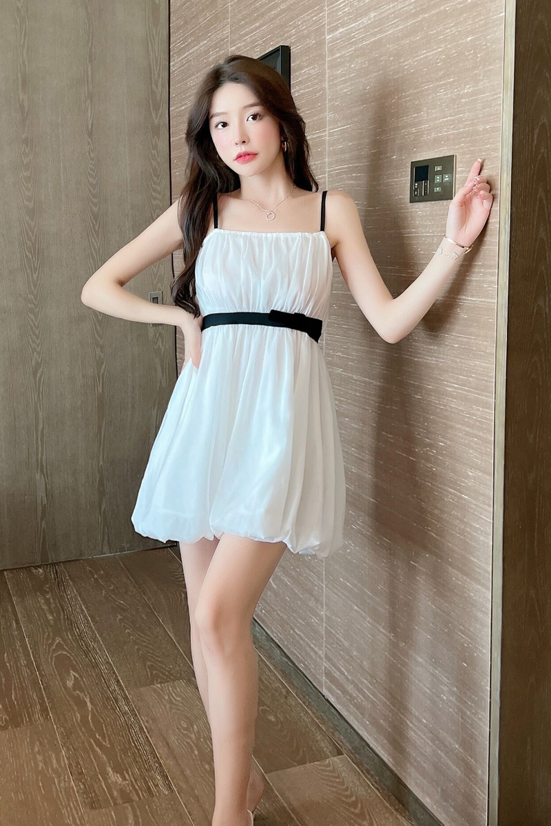 Sling wrapped chest formal dress sexy summer dress