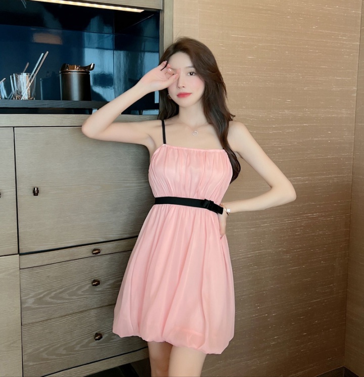 Sling wrapped chest formal dress sexy summer dress